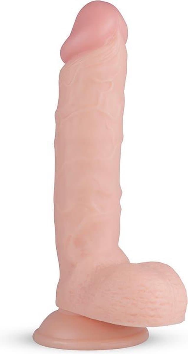 Real Fantasy - Glynn Realistische Dildo met Balzak - 25 cm - Dildo met Zuignap - Dildo's - Sex Toys voor Vrouwen - Sex Toys voor Mannen - Dildo Mannen Anaal - Beige — afbeelding 1