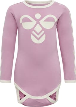 Hummel kinderbody Flipper LS bodystocking Mauve Shadow — thumbnail 2