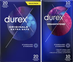 Durex - 30 Condooms - Extra Safe 20 stuks - Orgasm Intense 10 stuks - Voordeelverpakking — thumbnail 8