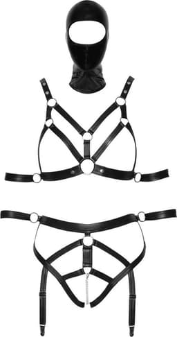 Bad Kitty Bondage Rio Harnas met Masker Maat Medium — thumbnail 4