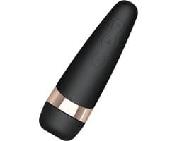 Satisfyer Pro 3 Plus Vibration, drukgolven en vibratie, 2 gescheiden motoren, accutechnologie, waterdicht