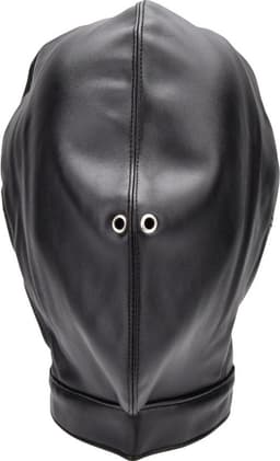 Bound To Please - Blackout Hood mask - BDSM Bondage Masker — thumbnail 1