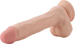 Dildo EZfunLok voor Auxfun Plus Seksmachine Beige 24 cm — thumbnail 8