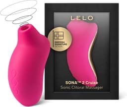 LELO SONA 2 Cruise – Sonische Clitorale Stimulator – Waterdicht – Cruise Control – Cerise — thumbnail 1