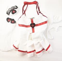 BamBella ® Sexy erotische zuster nurse verpleegster uniform - Maat S/M - Rollenspel kleding outfit dames — thumbnail 4