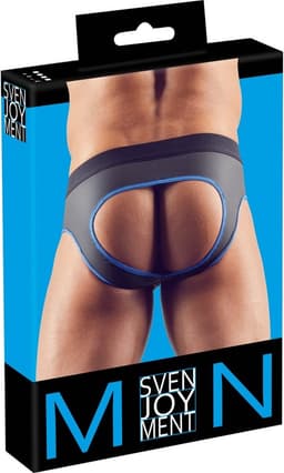 Slip Met Open Achterkant - Zwart/Blauw — thumbnail 4