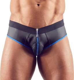 Slip Met Open Achterkant - Zwart/Blauw — thumbnail 3