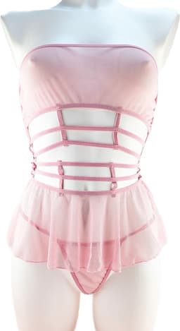 BamBella ® Sexy Erotische lingerie Kleding set - Maat L/XL - pak vrouwe Roze — thumbnail 1
