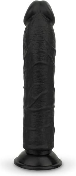Dildo zonder ballen 17,5 cm - Zwart — thumbnail 2