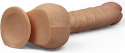 Realistische XXL King Size Dildo 30,5 cm lang en 5.5 cm dik - Levensechte Grote Dildo 30 cm lang - Realistische dildo met balzak en stevige zuignap - Realistische Dildo Met Zuignap en Balzak — thumbnail 6