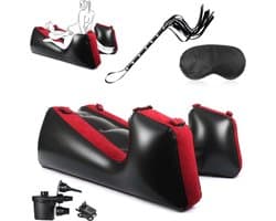 ALLGoods. Sex Kussen - Sex Stoel - Seks Kussen - bdsm Meubels - Sex Sofa – Sexmeubel – Seks Stoel - Sex Chair – Seksstoel 6 Riemen – Voor Mannen & Vrouwen – Seksspeeltjes Inclusief Zweep en Blinddoek - Discreet Verzonden