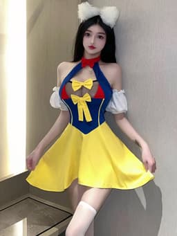 Cosplay Anime rollenspel - Wijde rok - Poppetje - Inclusief kousen - BDSM — thumbnail 5
