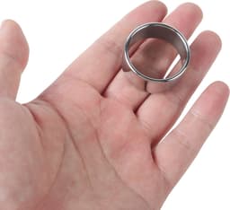 Banoch - Glansring Thin ∅ 26 mm - brede dunne metalen eikelring - cockring | penisring — thumbnail 5