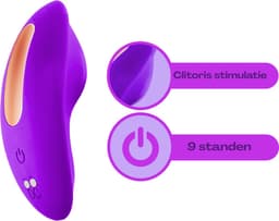 Cupitoys® Draagbare vibrator met app - Paars - 9 standen - Vibrators voor vrouwen en mannen - Sex toys voor vrouwen en mannen — thumbnail 3