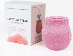 Akindo - lichtroos - vibrator 10 standen - waterproof - sex - sex toys - sex toys voor vrouwen en koppels - clitoris zuigend vibrerend speeltje - voor vrouwen Sucking Vibrator, Clitoral Suction, Clot Clitoris, Nipple Stimulator - roos bloem — thumbnail 5