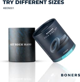 Boners 3-Delige Cockringen Set - Grijs — thumbnail 3