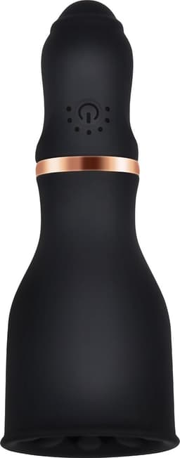 Cupitoys® Vibrerende penis vibrator - Zwart - 7 standen - Vibrators voor vrouwen en mannen - Sex toys voor vrouwen en mannen — thumbnail 1