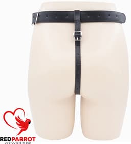 Verstelbare vibrator houder - Handsfree - Voor haar - BDSM - Leder — thumbnail 5