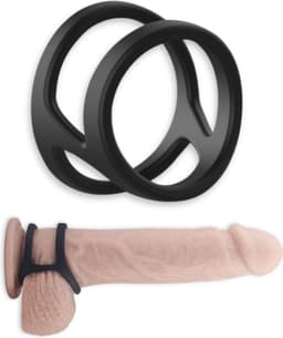 Quick Relief Endurance™ - Siliconen Cockring - Penisring - Verstelbaar - Sex Toys voor Mannen en Koppels - Ballstretcher - Seksspeeltjes voor Heren — thumbnail 2
