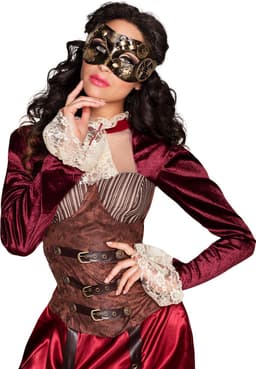 Boland - Masker Steampunk - Volwassenen - Robot - Steampunk — thumbnail 3
