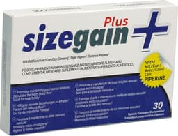 Sizegain Plus 500Cosmetics - Verstevigt en vergroot de penis - 30 Bruine pillen - BioPerine — thumbnail 5