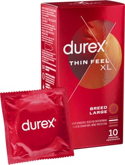 Durex Condooms Thin Feel XL 10st — thumbnail 1