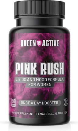 Queen Active Pink Rush | Libido pillen voor vrouwen | Lust & stemming | Vrouwelijke vitaliteit support | Voedingssupplement | 60 vegan capsules — thumbnail 5
