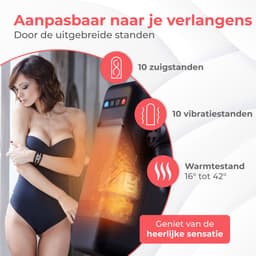Nuvance Masturbator voor man - Warmte Functie - Pocket Pussy - Sex Toys voor Mannen - Masturbators - Seksspeeltjes — thumbnail 4