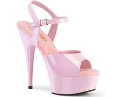 Pleaser - DELIGHT609 Sandaal met enkelband - US 14 - 45 Shoes - Roze