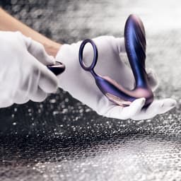 Hueman - Black Hole Anaal Vibrator Met Cockring - Oplaadbaar - Waterproof - Vibrators - Vibrators voor Mannen - Buttplug - Anal Plug - Sex Toys voor Mannen - Seksspeeltjes - Butt Plug - Paars — thumbnail 15