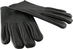 Mister B - Leren Politie Handschoenen - Zwart M — thumbnail 2
