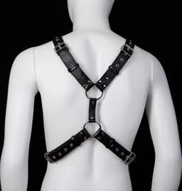 Banoch | Chest harness Raimond - kunst leer harnas voor man — thumbnail 3