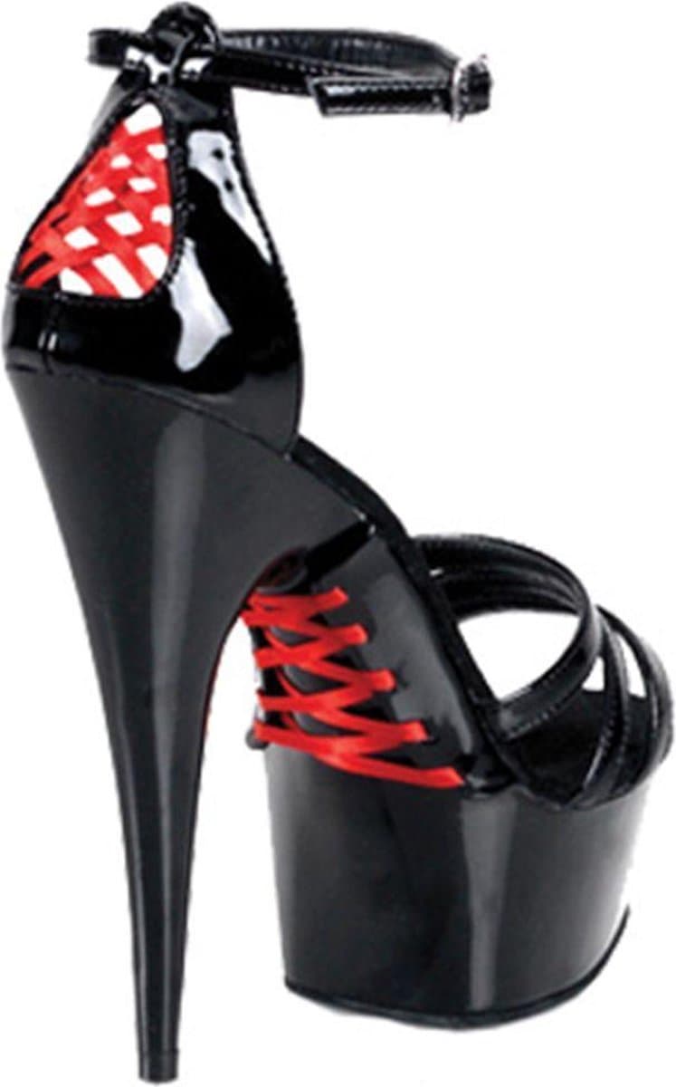 Pleaser - DELIGHT662 Sandaal met enkelband - US 13 - 44 Shoes - Zwart — afbeelding 1