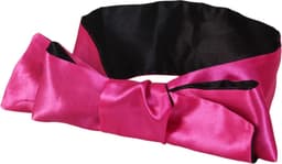 BDSM Blinddoek - Zeer stevige satijnen stof - Zacht en comfortabel - Oogmasker — thumbnail 4