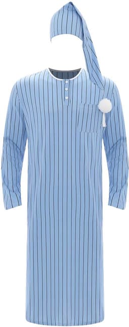 Heren sissy pyjama - Mantel en Hoed - Rollenspel - Erotisch - Sexy - Nachtkleding - Goede kwaliteit — thumbnail 3