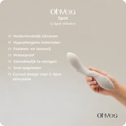 OHYES G Spot Vibrators voor Vrouwen – 10 Vibratiestanden - Clitoris Stimulator - Oplaadbare Vibrator – Stil & Waterdichte Sex Toys — thumbnail 3