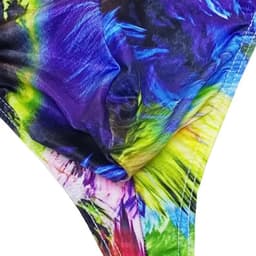 LekkerStout Heren String - Tie-Dye - Multicolor - Sexy Herenondergoed | L | ( LS247 ) — thumbnail 2