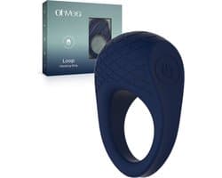 OHYES Cockring Vibrerend - Sex Toys voor Koppels - Vibrerende Cockring - Siliconen Penisring - Night Blue