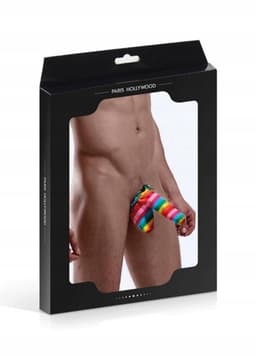Paris Hollywood Mp058 - Grappig Ondergoed - Penisslurf in Regenboogkleuren - One Size — thumbnail 3