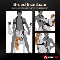 Quick Relief Leg Restraints™ - Bondage set - Verstelbaar - Bdsm Set - Sex Toys Voor Koppels — thumbnail 2