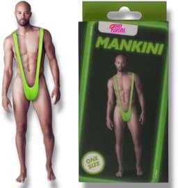 Mankini Groen – One Size | Hilarisch & Sexy Kostuum — thumbnail 1