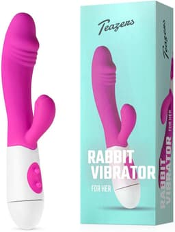 Teazers - Tarzan Vibrator - Rabbit Vibrator voor Beginners - Vibrators voor Vrouwen - Sex Toys voor Vrouwen - G-Spot Vibrator - Dildo - Clitoris Stimulator - Roze — thumbnail 12