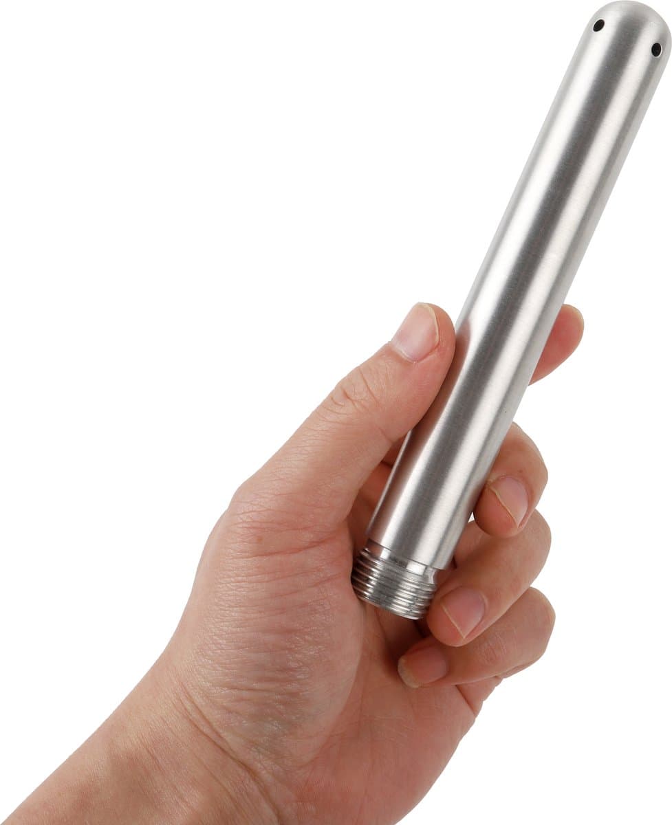 Banoch | Anaal douche klysma | 100% aluminium | satin brush — afbeelding 1