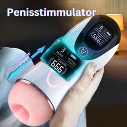 Sex Toys voor Mannen - Masturbator voor Man - Blow Job Stimulator - PocketPussy - Deepthroat - Mastrubator Elektrisch - Incl Koptelefoon met Kreungeluid — thumbnail 12