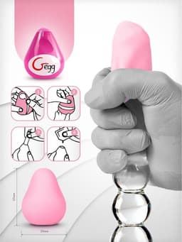 G-Vibe G-Egg - Vibrerende Ei-Masturbator pink — thumbnail 2