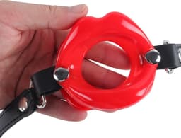 Banoch - Gag kissy lips - Rood - bondage — thumbnail 3