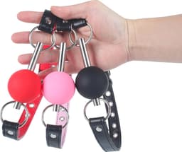 Banoch - Ballgag black Luxe - Siliconen - Zwart - bondage — thumbnail 11
