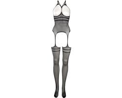 Shots - Le Désir Bodystocking met Bretels en Bandjes - One Size black O/S — thumbnail 3
