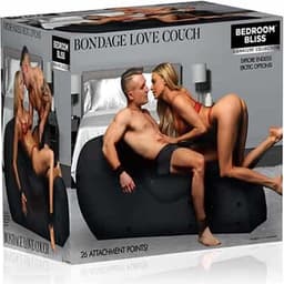XR Brands AH095 - Bondage Love Couch - Black — thumbnail 5
