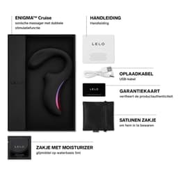 LELO ENIGMA Cruise – Sonische Vibrator – Dubbele Stimulatie – Waterdicht – Black — thumbnail 4